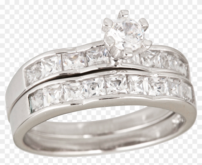 Silver Wedding Rings Png Download - Pre-engagement Ring Clipart