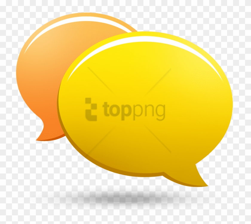 Free Png Psd Chat Icon - Chat Icon Yellow Clipart