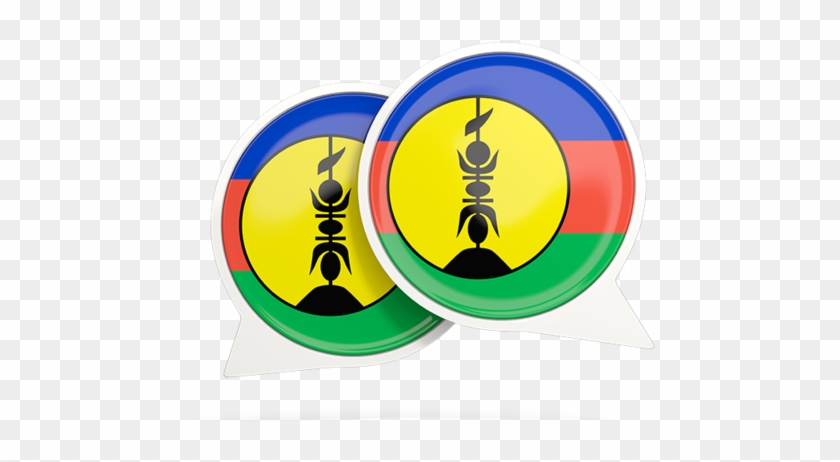 New Caledonia Flag Circle Clipart