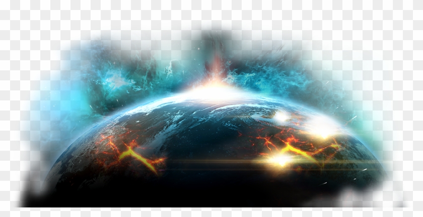 Planet Arrangement Promethean - Planet On Fire Transparent Clipart #2855725