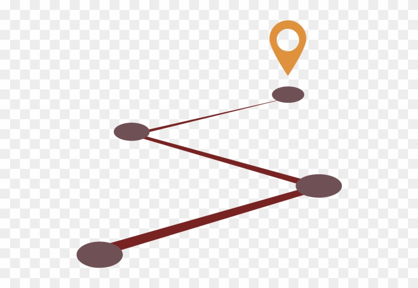 Local Listings Location Pin With Directions - Illustration Clipart #2855996