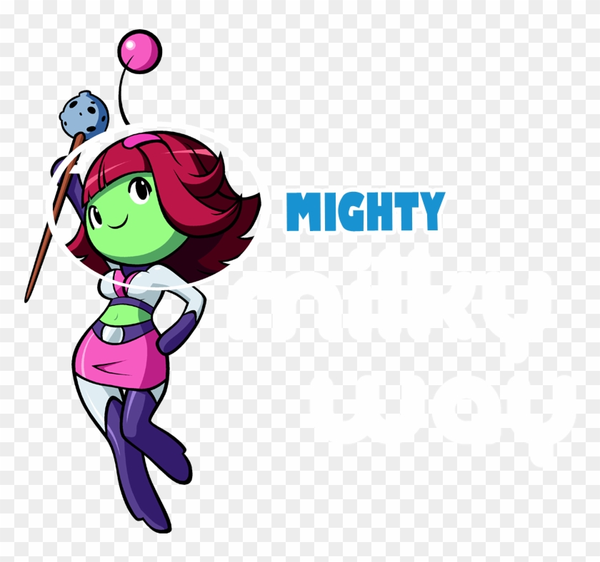 Mighty Milky Way Cover - Mighty Milky Way Wayforward Clipart #2856150
