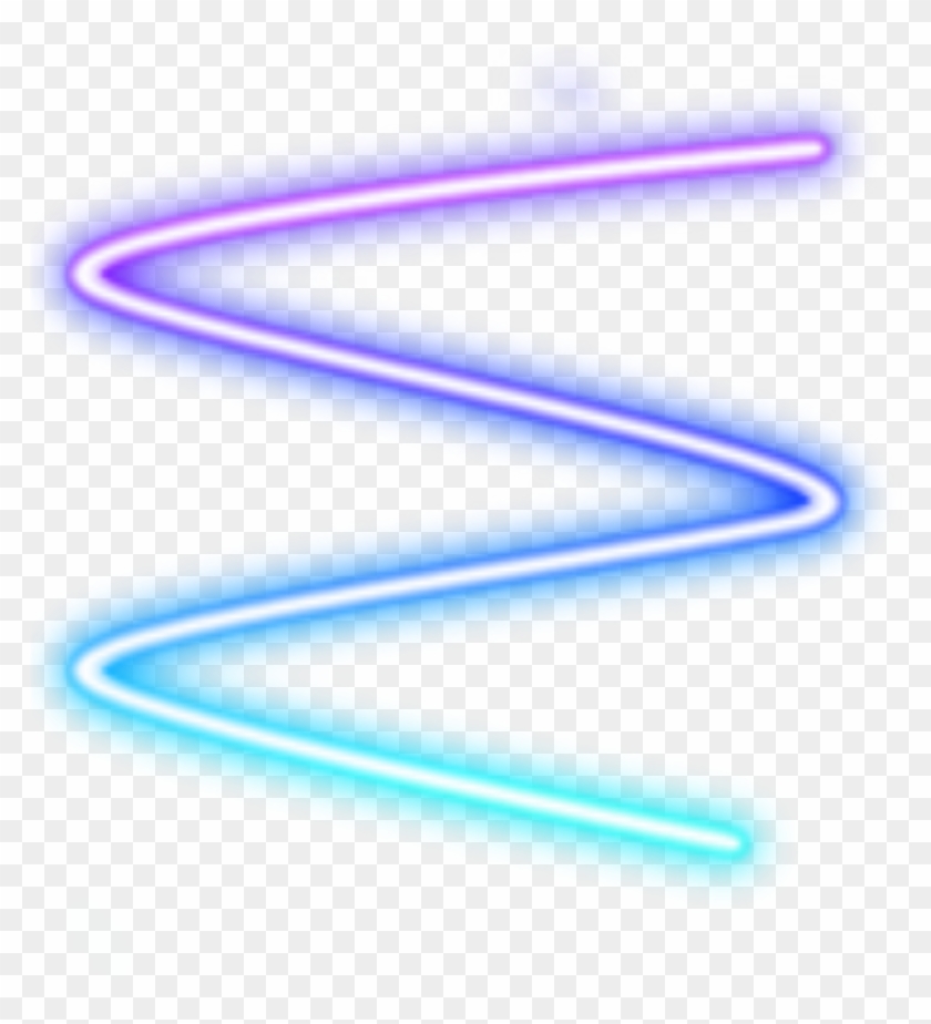 #spiral #blue #purple #neon #glow #neonlight #freetoedit - Neon Spiral Png Clipart #2856305