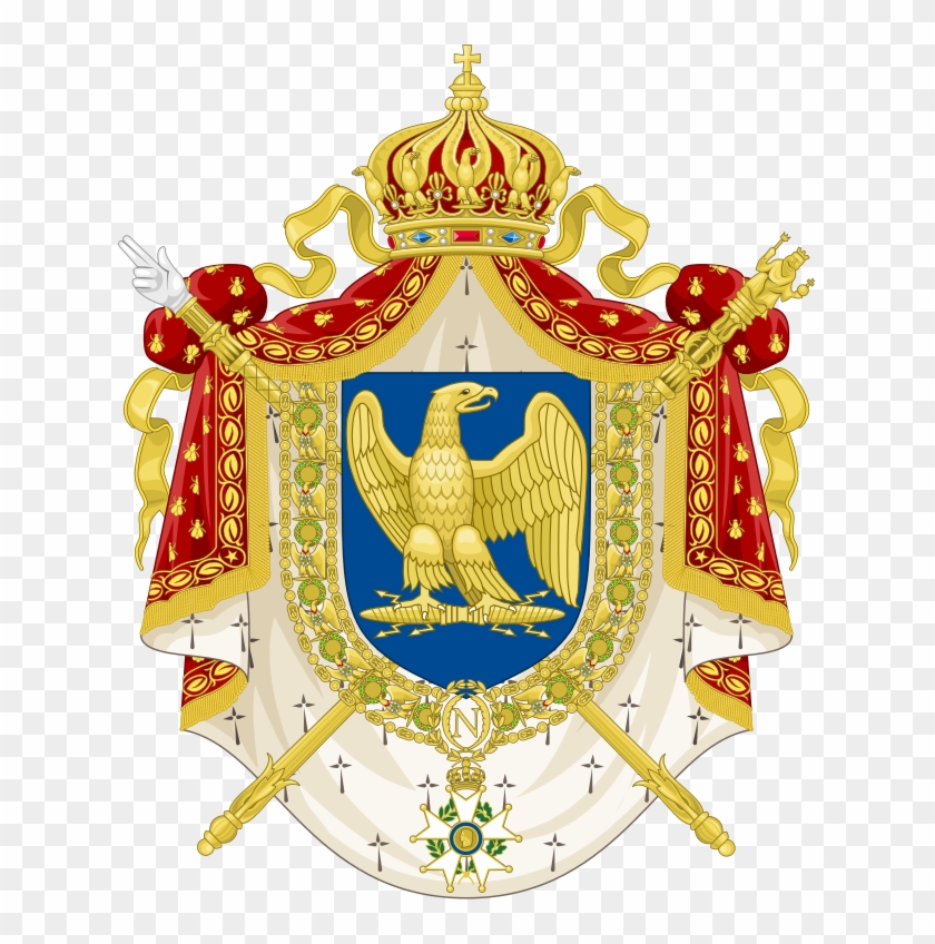 Coat Of Arms Second French Empire - Third French Empire Flag Clipart #2856840