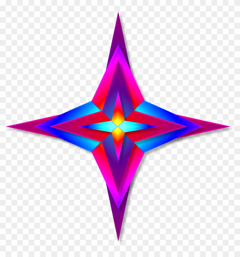 Colorful Vibrant Star Shiny Layer 631856 - Imagenes De Una Estrella Colorida Clipart