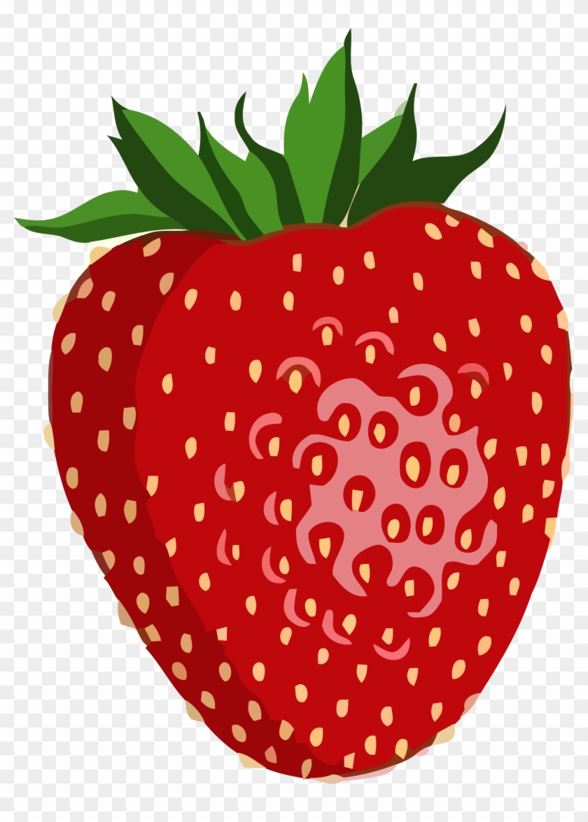 Shiny Strawberry By Gdj - Fruit Vector Clipart