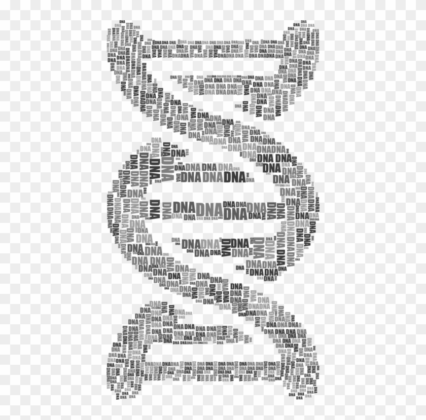 Dna Png Black Clipart #2857411