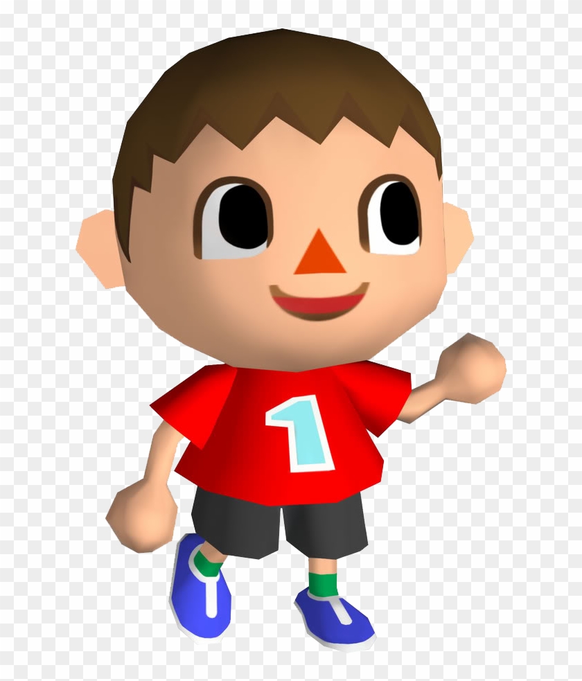 Graphic Black And White Boy Transparent Animal Crossing - Villager From Animal Crossing Clipart #2858088