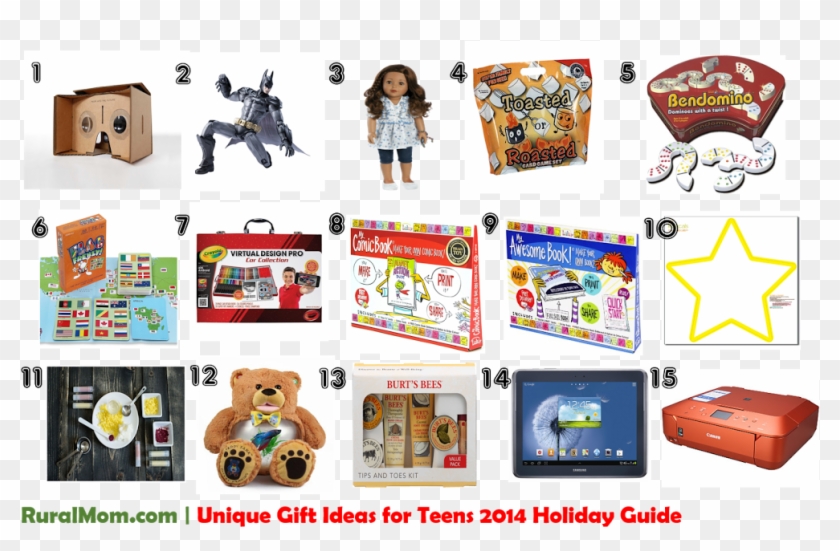 Unique Gift Ideas For Teens 2014 Rural Mom Holiday - Cartoon Clipart #2858236