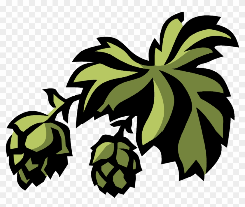 Vector Hops Leaf - Hops Clipart - Png Download