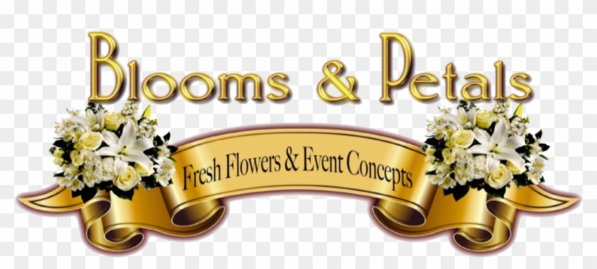 Blooms & Petals Fresh Flowers & Event Concepts - Calligraphy Clipart #2858900