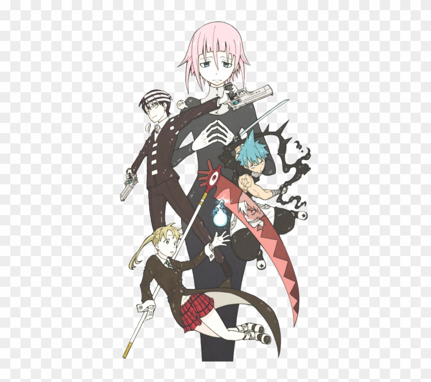 Soul Eater Black Star Death The Kid Maka Albarn Crona - Soul Eater Manga Volumes Clipart #2859280