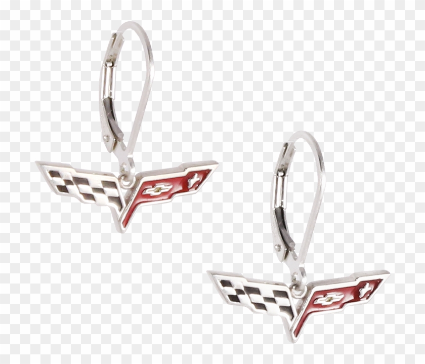 C6 Corvette Sterling Earrings - Earrings Clipart