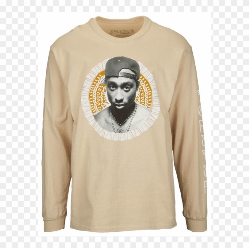 Tupac Marvel Collaboration Foot Locker - Long-sleeved T-shirt Clipart #2860099