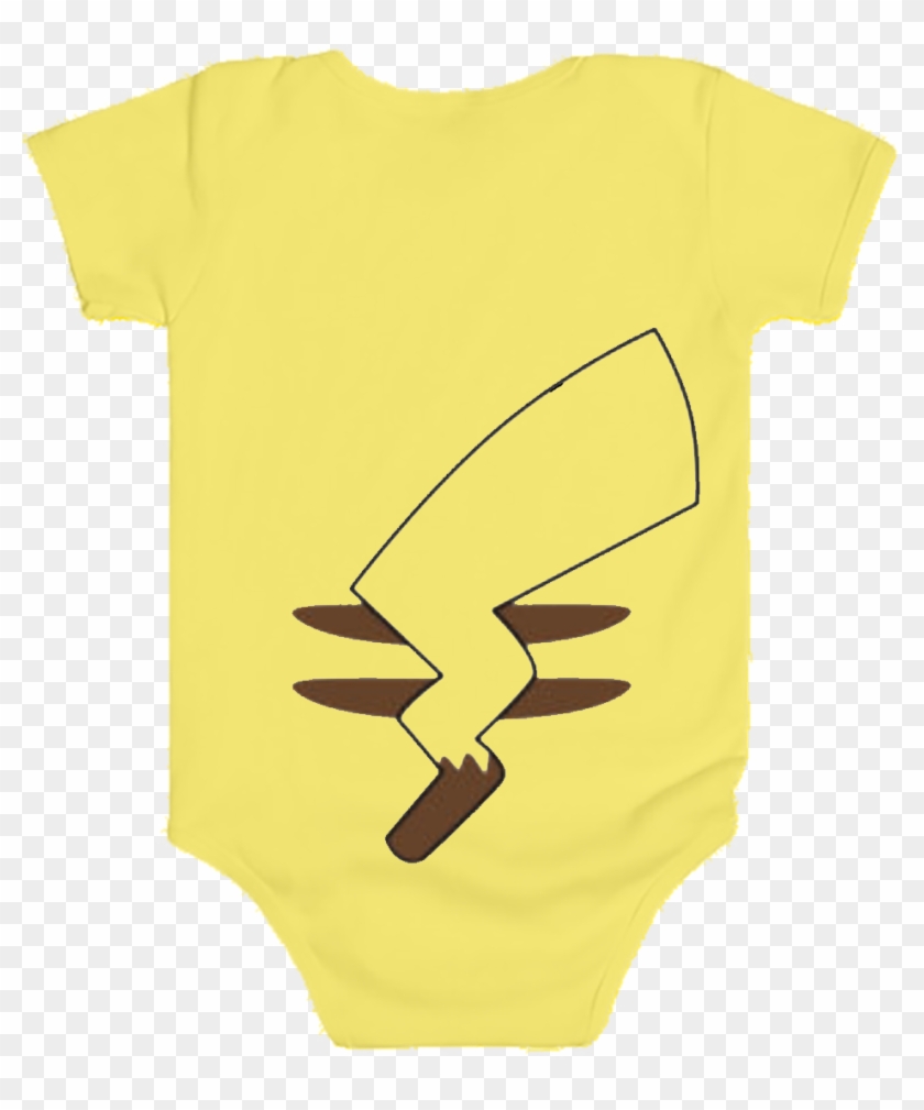 Pokemon Onesie Pikachu - Cartoon Clipart #2860748