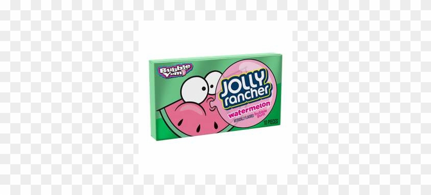 Bubble Yum Gum, Jolly Rancher Watermelon Flavor, 10 - Guava Clipart