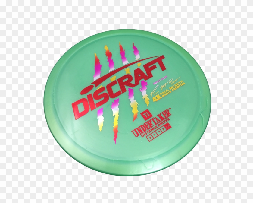 Titanium Undertaker 1st Run “paul Mcbeth” Signature - Discraft Clipart #2860948