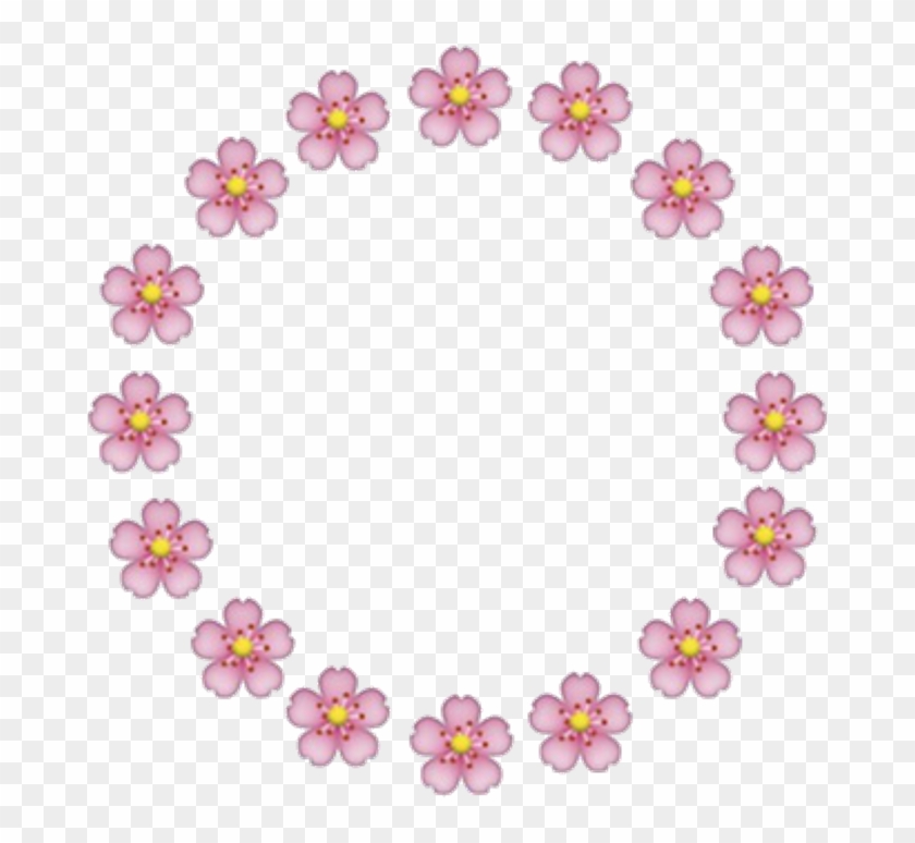 Sakura Emojis Iphone Emoji Aesthetic Localcupcakeaesthe - Pitch Circle Diameter Tablet Press Clipart