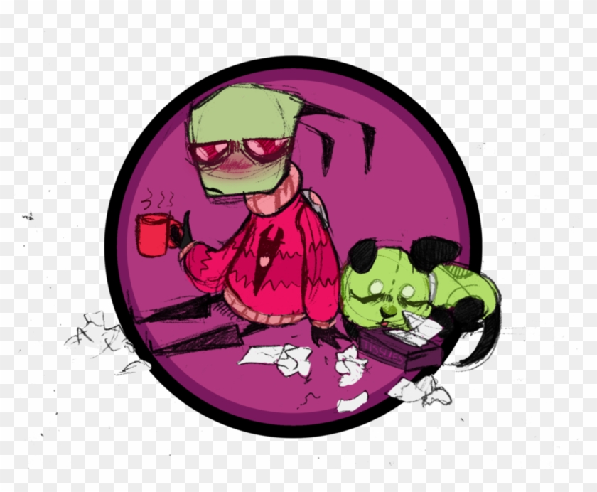 Stupid Illnesses By Robowoofer Invader Zim Characters, - Cartoon Clipart #2861050