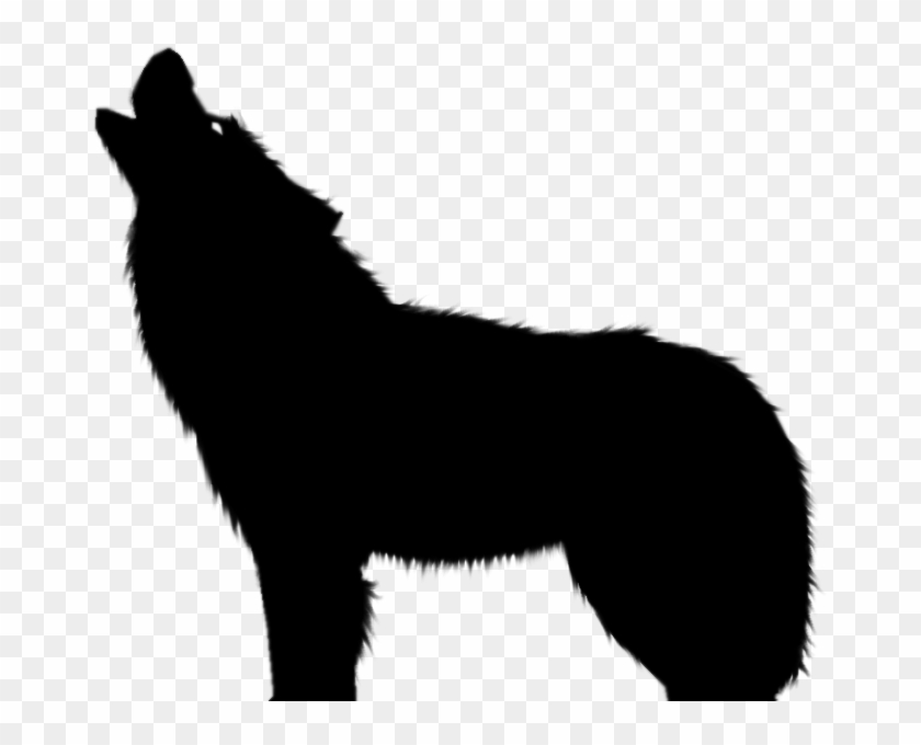 Wolf Silhouette Clipart Best - Wolf Howling No Background - Png Download