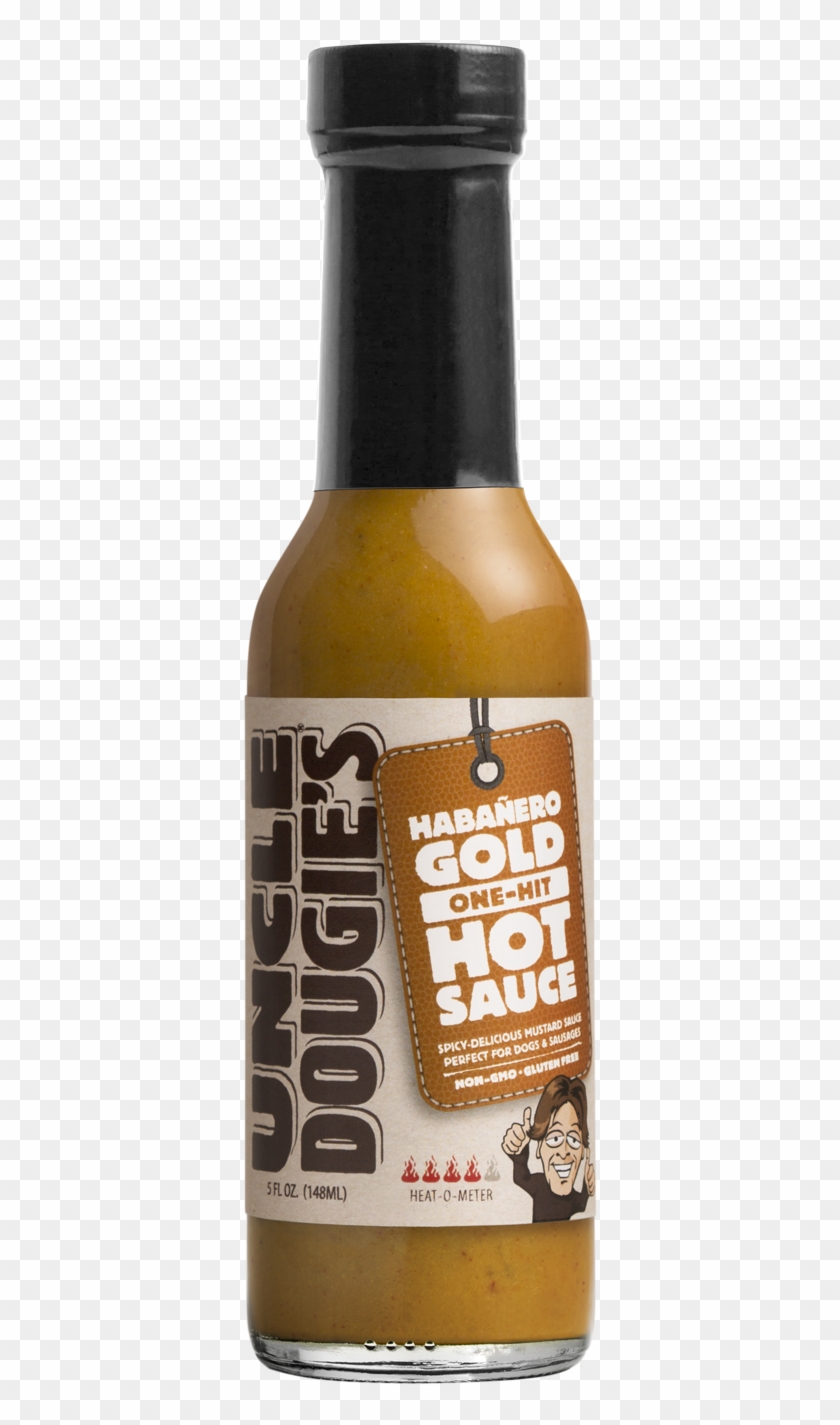 Habanero Gold One-hit Hot Sauce - Glass Bottle Clipart #2861268
