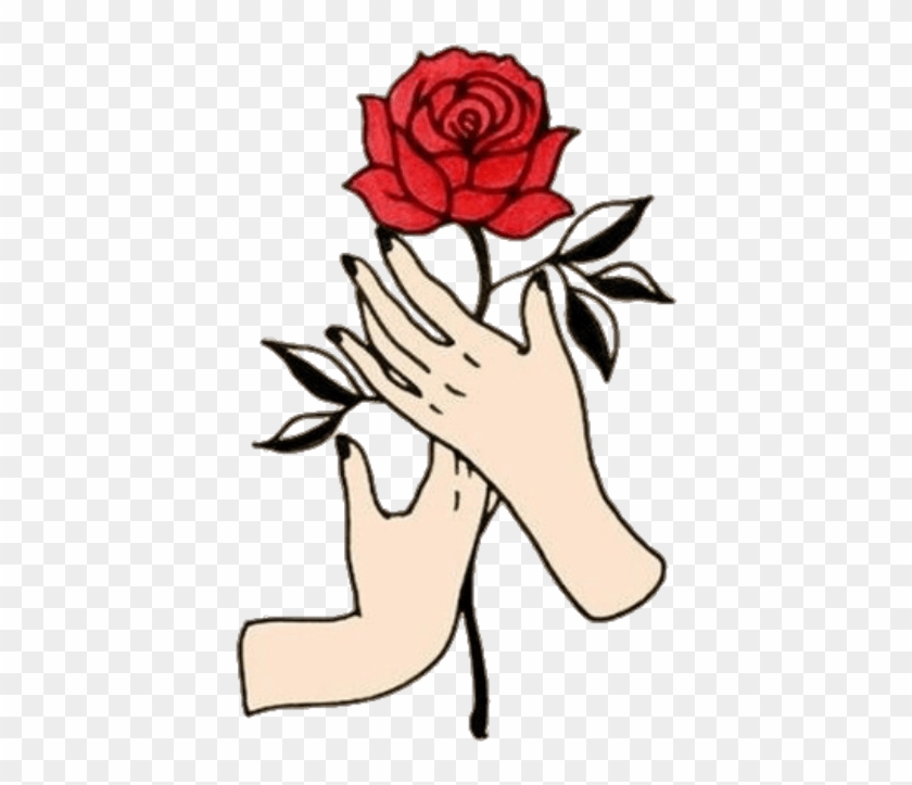 Aesthetic Transparent Flower Drawing Pictures And Ideas - Aesthetic Rose Clipart