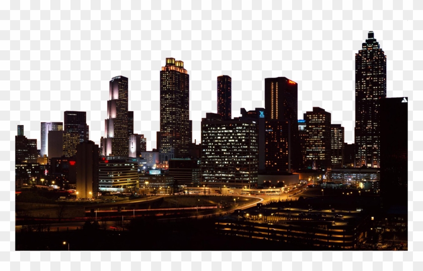Atlanta Skyline - Transparent Atlanta Skyline Png Clipart