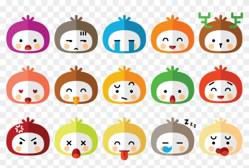 Cute Faces Art Clipart