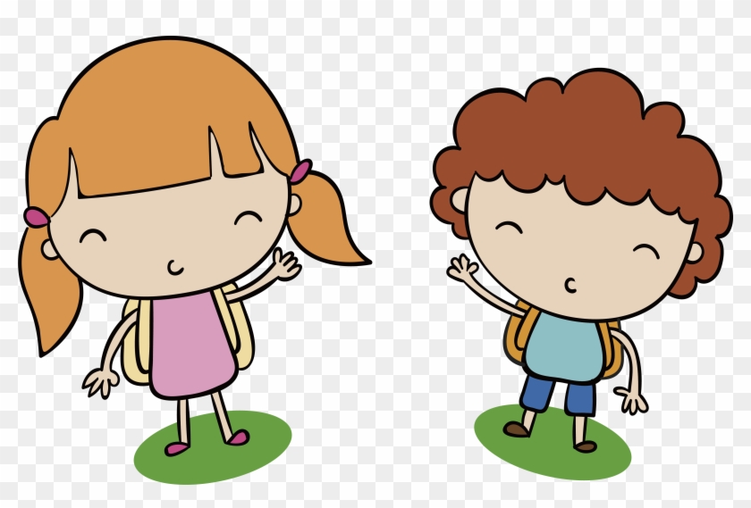Png Free Boy Girl Clipart - Boy And Girl Clip Art Transparent Png #2862194