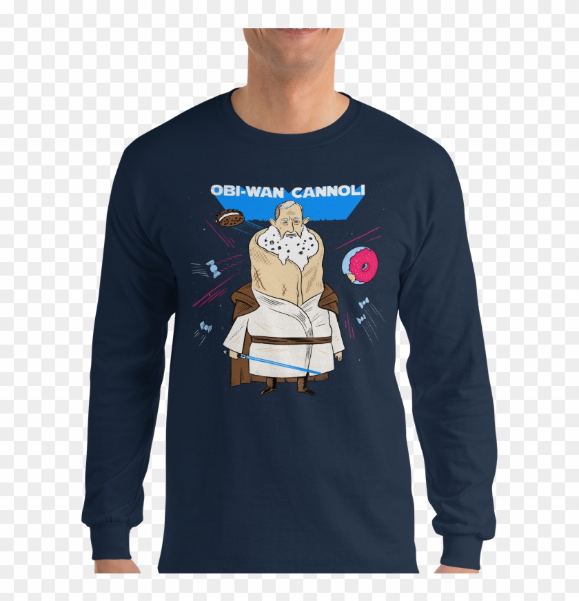 Obi Wan Cannoli Long Sleeve T Shirt - Obi Wan Cannoli Clipart #2862288