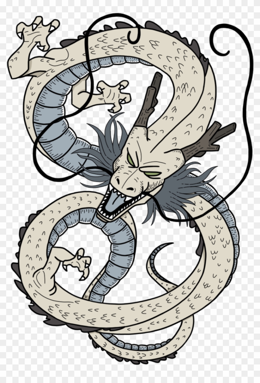 Vague Shenron Piece - Illustration Clipart #2862818