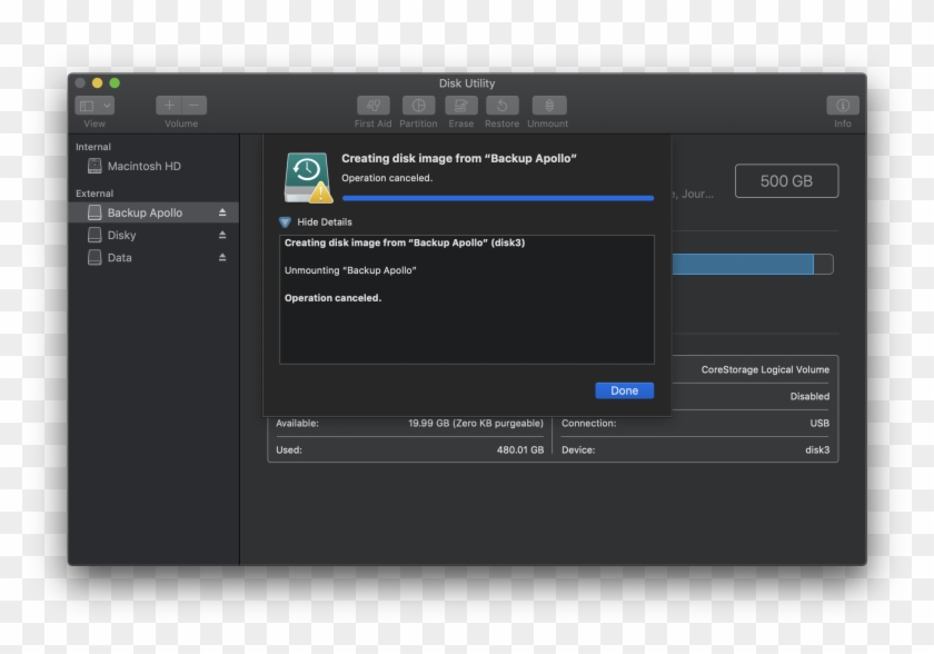 Creating An Image From A Time Machine Backup “operation - Gamemaker Splash Screen Size Clipart #2862924