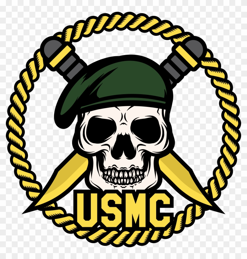 Skull Clipart Soldier - Logo Tengkorak Vector Png Transparent Png #2863101