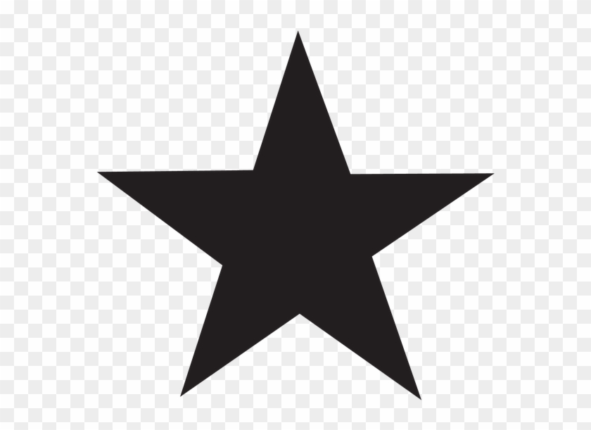 Icono Estrella Png - Black Star Png Clipart #2863184