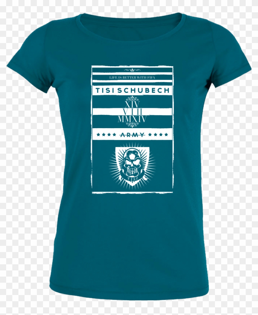 Skull Logo T-shirt Stella Loves Girlie Diva Blue Clipart