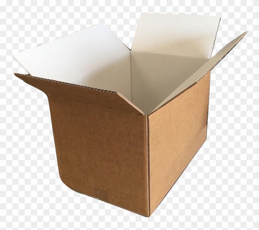 White Interior Kraft Box Example Clipart #2863189