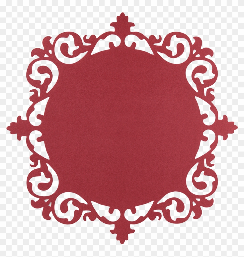 Ornate Frame Red Cardstock , Png Download - Anisa Shop Clipart