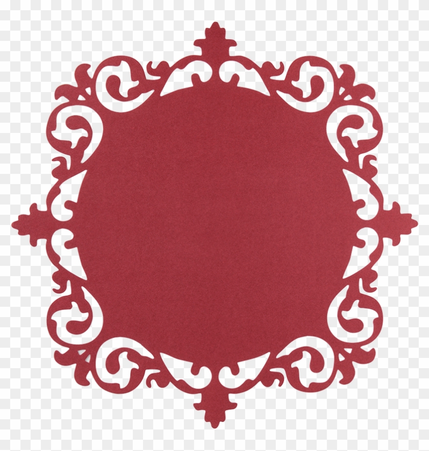 Ornate Frame Red Cardstock , Png Download - Anisa Shop Clipart #2863443