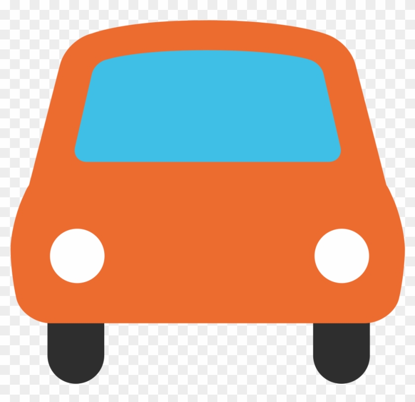 File - Emoji U1f698 - Svg - Orange Car Emoji Clipart #2864662