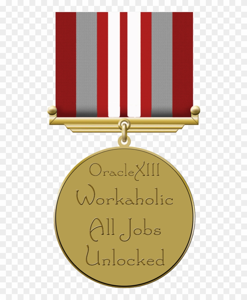 Work A Holic Medal Photo Workaholic-medal - Medal Clipart #2864780