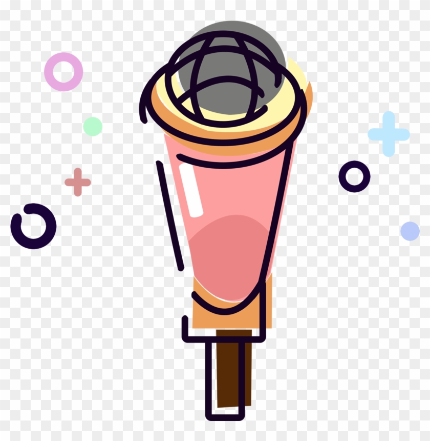 Mbe Necessità Quotidiane Microfono Cartone Animato - Micro Dessin Png Clipart