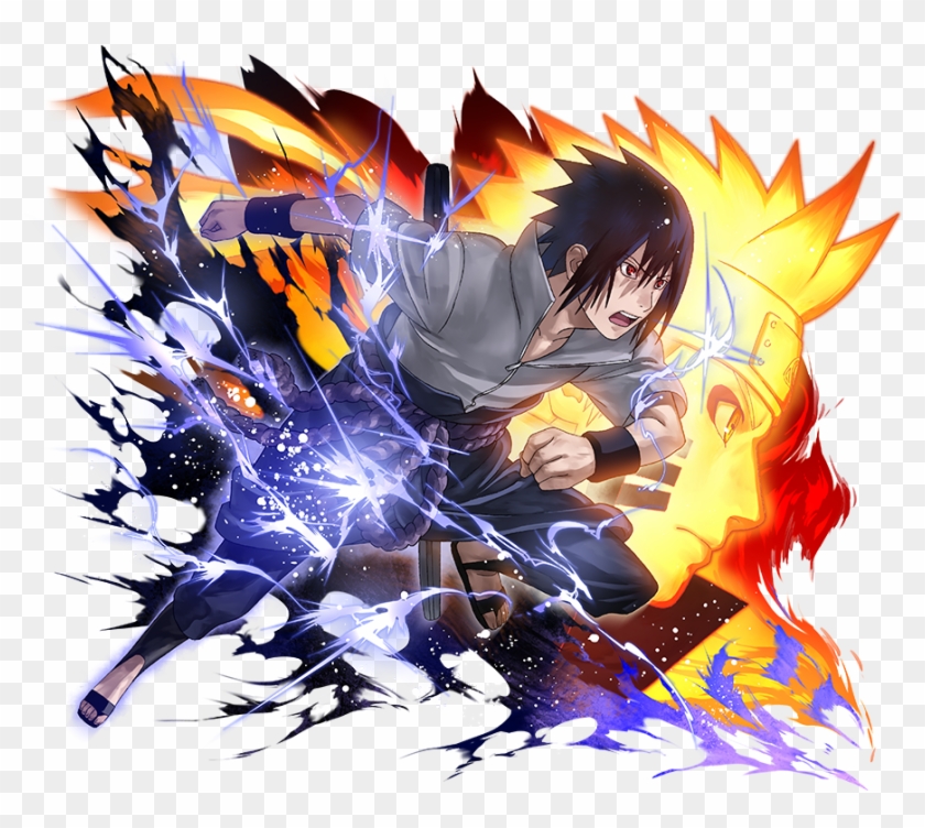 Naruto & Sasuke Team Attack New Game Cards From Naruto Clipart #2865201