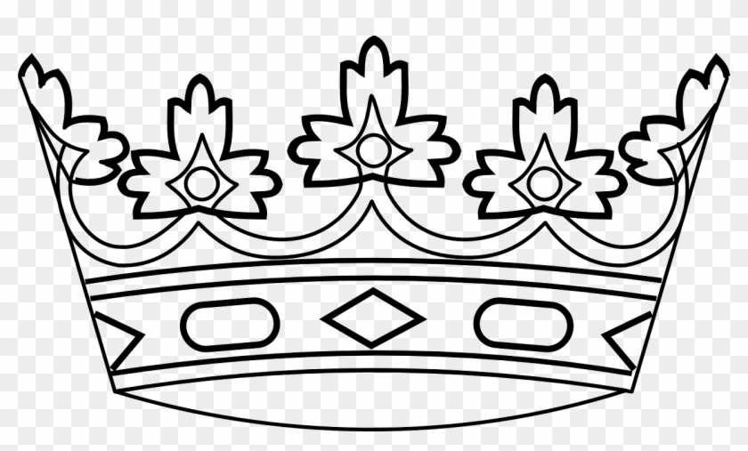 King Crown Royalty Royal Queen Png Image - Clip Art Black And White Crown Transparent Png