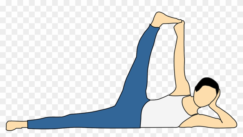 Yoga Exercise Exercising Body Png Image - Anantasana Yoga Clipart #2865414