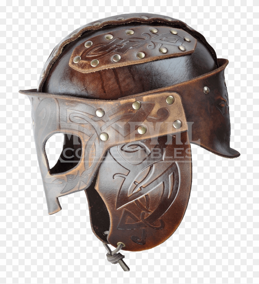 Viking Leather Helmet Clipart