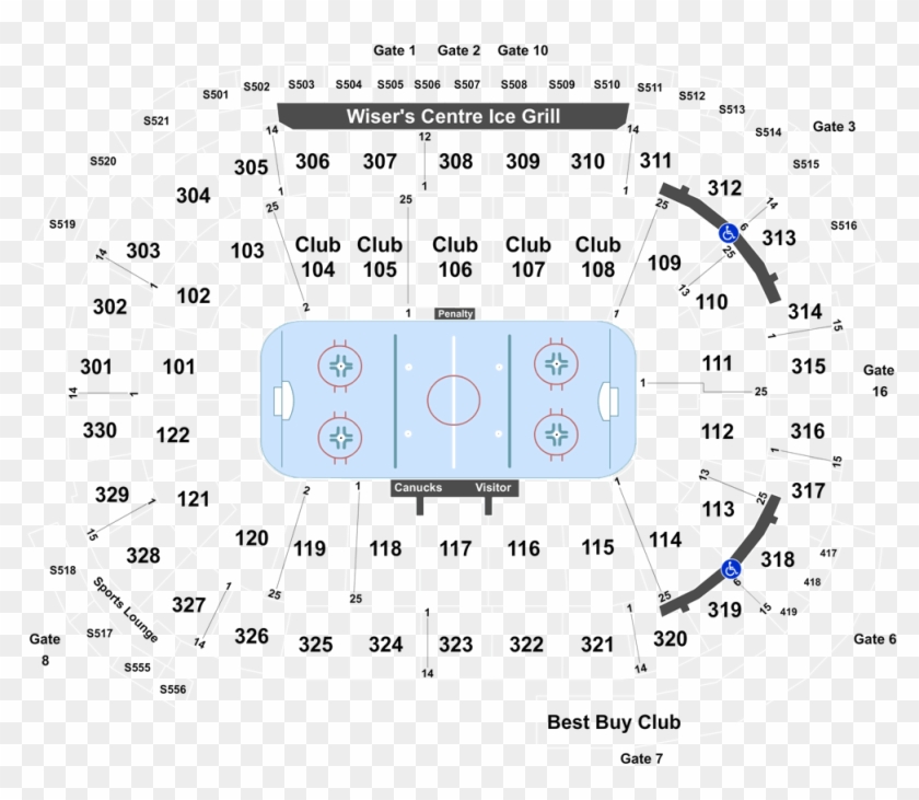 Rogers Arena Clipart #2865754