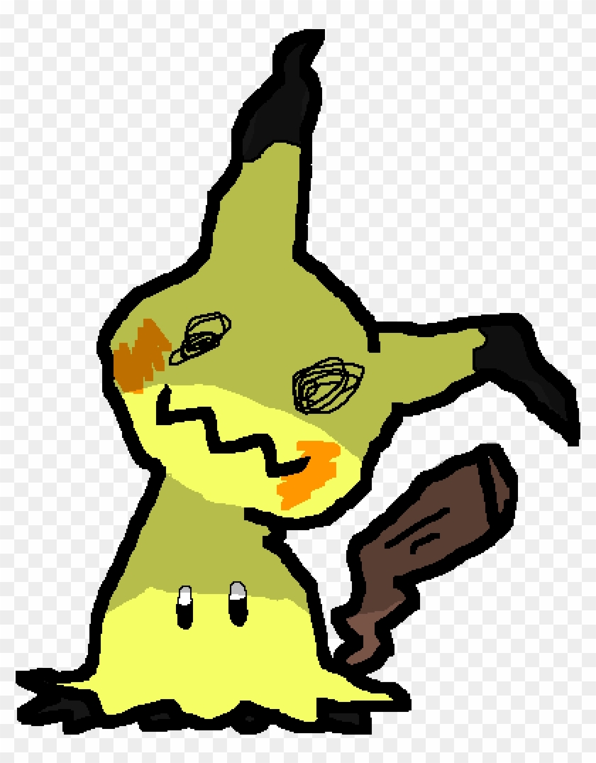 Mimikyu - Cartoon Clipart #2865844