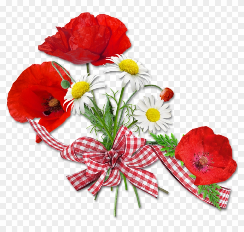 Bouquet Vector Poppy - Belle Semaine Clipart #2865923