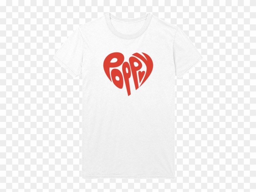 Heart Poppy Tee I'm Poppy - Heart Clipart #2866014