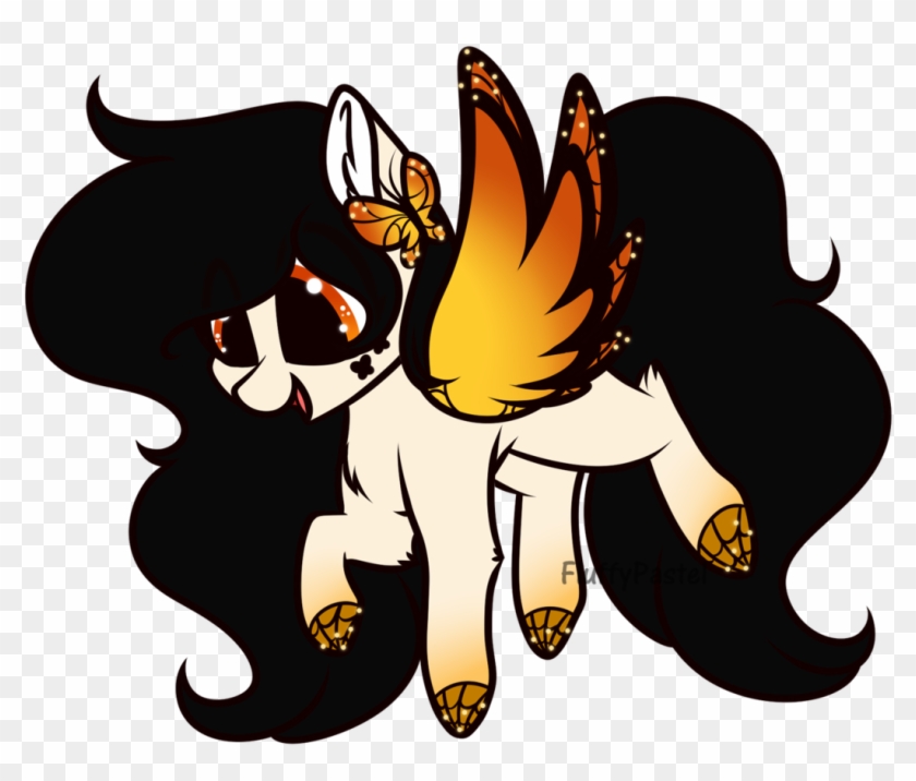 Artist Fluffy Pastel Butterfly Female Makeup Mare Png - Cartoon Clipart